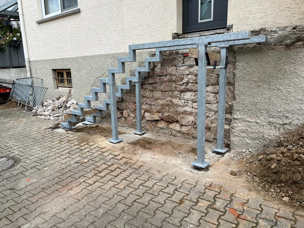 Industrie-Treppenanlage