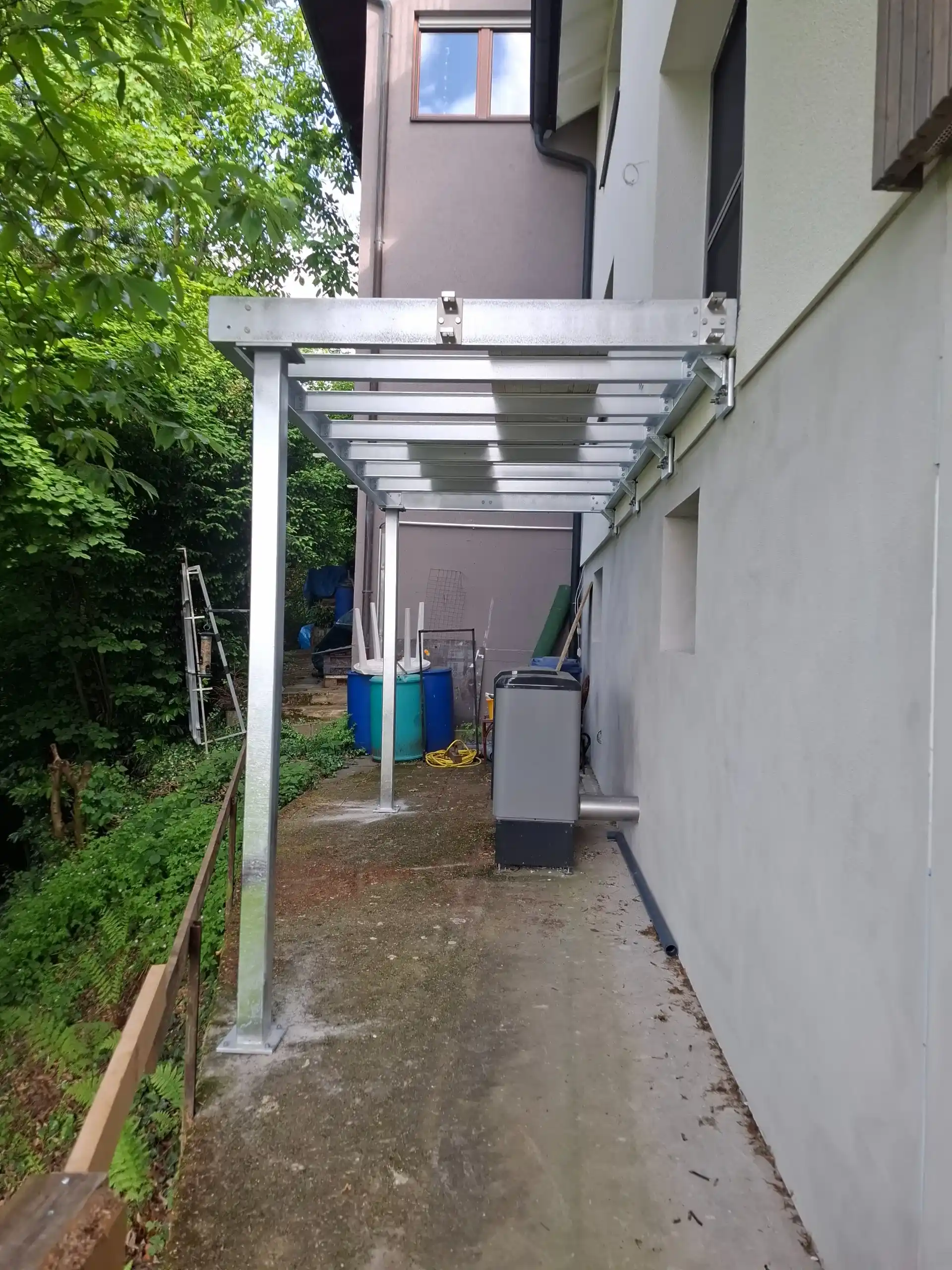 Terrassendach Konstruktion